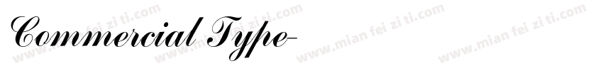 Commercial Type字体转换